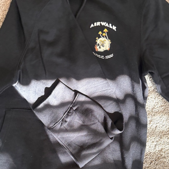 Airwalk Black Hoodie with Orange Logo - Picture 3 of 5